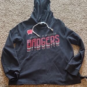 Pro Edge Black and Red University Hoodie
